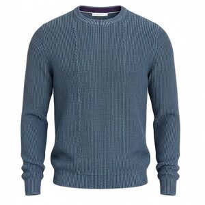 Ted Baker London Charcoal Gray Ribbed Knit Crew Neck Sweater Size 5 (XL)